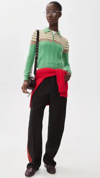 Guest In Residence Cashmere Track Polo | Thumbnail 5 Guest In Residence Cashmere Track Polo | Thumbnail 5