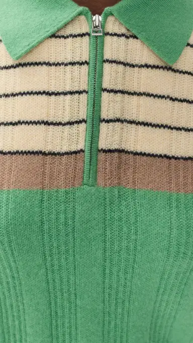 Guest In Residence Cashmere Track Polo | Thumbnail 6 Guest In Residence Cashmere Track Polo | Thumbnail 6