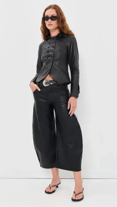 LIONESS Form Faux Leather Jacket | Thumbnail 5 LIONESS Form Faux Leather Jacket | Thumbnail 5