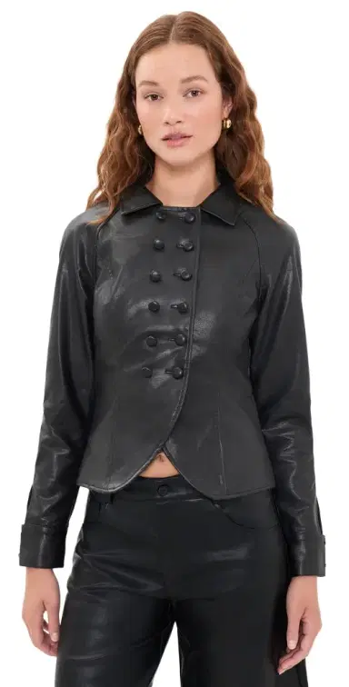 LIONESS Form Faux Leather Jacket | Thumbnail 1 LIONESS Form Faux Leather Jacket | Thumbnail 1