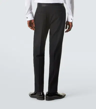 Giorgio Armani Virgin wool tuxedo pants | Thumbnail 2 Giorgio Armani Virgin wool tuxedo pants | Thumbnail 2