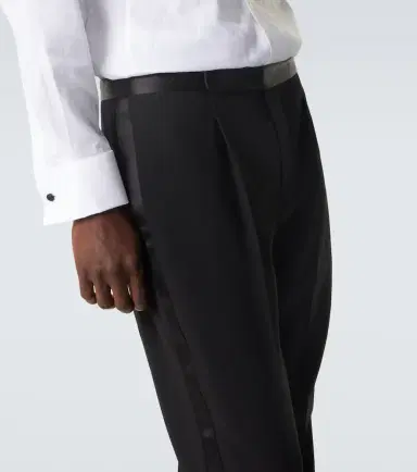Giorgio Armani Virgin wool tuxedo pants | Thumbnail 5 Giorgio Armani Virgin wool tuxedo pants | Thumbnail 5