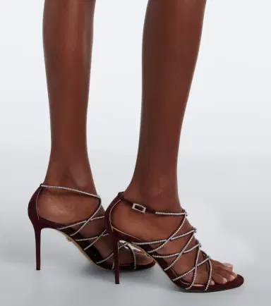 Mach & Mach Daisy embellished suede sandals | Thumbnail 5 Mach & Mach Daisy embellished suede sandals | Thumbnail 5