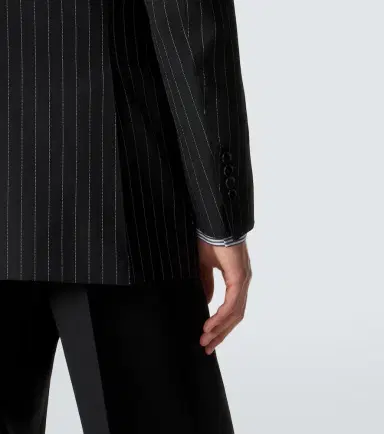 Tom Ford Striped wool twill blazer | Thumbnail 3 Tom Ford Striped wool twill blazer | Thumbnail 3