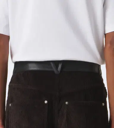 Bottega Veneta Leather-trimmed cotton corduroy straight pants | Thumbnail 5 Bottega Veneta Leather-trimmed cotton corduroy straight pants | Thumbnail 5