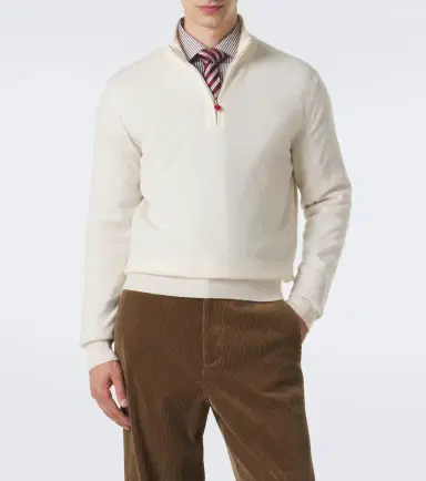 Kiton Cashmere half-zip sweater | Thumbnail 2 Kiton Cashmere half-zip sweater | Thumbnail 2