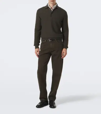 Zegna Cashmere polo sweater | Thumbnail 3 Zegna Cashmere polo sweater | Thumbnail 3