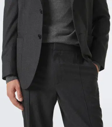 Zegna Wool, silk, and cashmere straight pants | Thumbnail 5 Zegna Wool, silk, and cashmere straight pants | Thumbnail 5