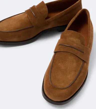 Zegna Suede penny loafers | Thumbnail 2 Zegna Suede penny loafers | Thumbnail 2