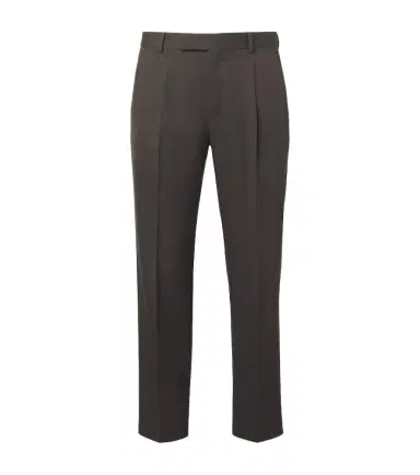 Zegna Cotton and wool straight pants | Thumbnail 1 Zegna Cotton and wool straight pants | Thumbnail 1
