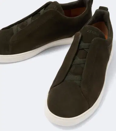 Zegna Triple Stitch suede sneakers | Thumbnail 3 Zegna Triple Stitch suede sneakers | Thumbnail 3