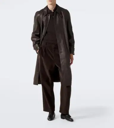 The Row Tuxo pleated cotton corduroy wide-leg pants | Thumbnail 5 The Row Tuxo pleated cotton corduroy wide-leg pants | Thumbnail 5