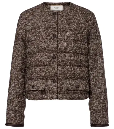 AGNONA Cropped wool-blend puffer jacket | Thumbnail 1 AGNONA Cropped wool-blend puffer jacket | Thumbnail 1