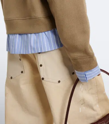 Acne Studios Layered cotton jersey sweatshirt | Thumbnail 6 Acne Studios Layered cotton jersey sweatshirt | Thumbnail 6
