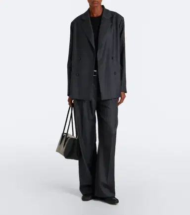 Loulou de Saison Sbiru virgin wool wide-leg pants | Thumbnail 2 Loulou de Saison Sbiru virgin wool wide-leg pants | Thumbnail 2