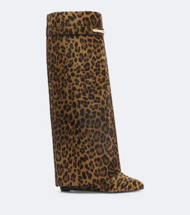 Givenchy Shark Pinch calf hair knee-high boots | Thumbnail 2 Givenchy Shark Pinch calf hair knee-high boots | Thumbnail 2