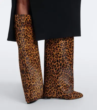 Givenchy Shark Pinch calf hair knee-high boots | Thumbnail 5 Givenchy Shark Pinch calf hair knee-high boots | Thumbnail 5