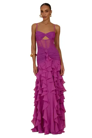 PatBo CHIFFON GLORIA MAXI DRESS | Thumbnail 1 PatBo CHIFFON GLORIA MAXI DRESS | Thumbnail 1