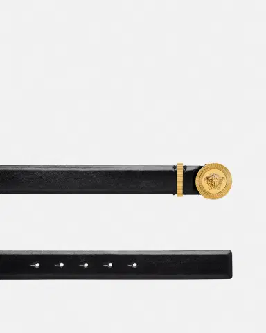 Versace Medusa Biggie Leather Belt 1.2" | Thumbnail 2 Versace Medusa Biggie Leather Belt 1.2" | Thumbnail 2