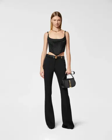 Versace Wool-Blend Formal Pants | Thumbnail 2 Versace Wool-Blend Formal Pants | Thumbnail 2