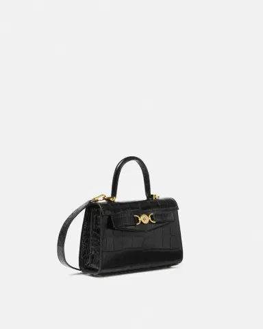 Versace Medusa '95 Small Croc-Effect Top-Handle | Thumbnail 2 Versace Medusa '95 Small Croc-Effect Top-Handle | Thumbnail 2