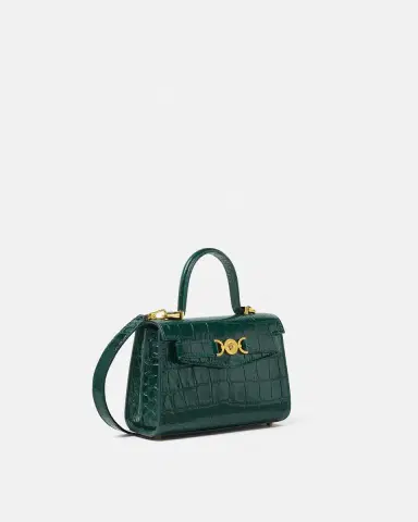 Versace Medusa '95 Small Croc-Effect Top-Handle | Thumbnail 2 Versace Medusa '95 Small Croc-Effect Top-Handle | Thumbnail 2