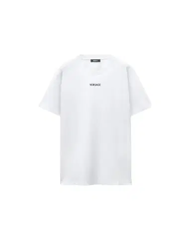 Versace Embroidered Cotton-Jersey Slim T-Shirt | Thumbnail 1 Versace Embroidered Cotton-Jersey Slim T-Shirt | Thumbnail 1