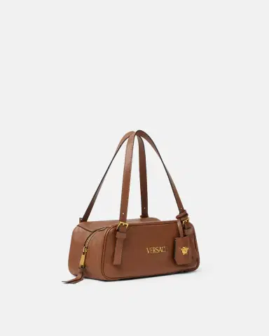 Versace Versace Tag Nappa Bowling Bag | Thumbnail 2 Versace Versace Tag Nappa Bowling Bag | Thumbnail 2