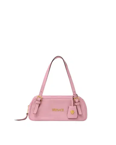 Versace Versace Tag Nappa Bowling Bag | Thumbnail 1 Versace Versace Tag Nappa Bowling Bag | Thumbnail 1