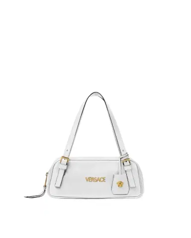 Versace Versace Tag Nappa Bowling Bag | Thumbnail 1 Versace Versace Tag Nappa Bowling Bag | Thumbnail 1