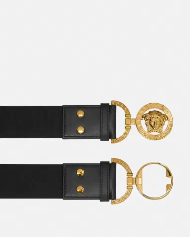 Versace Medusa '95 Leather Belt 4 cm | Thumbnail 2 Versace Medusa '95 Leather Belt 4 cm | Thumbnail 2