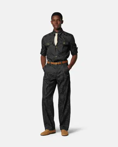 Versace Jacquard Cotton Overshirt | Thumbnail 2 Versace Jacquard Cotton Overshirt | Thumbnail 2