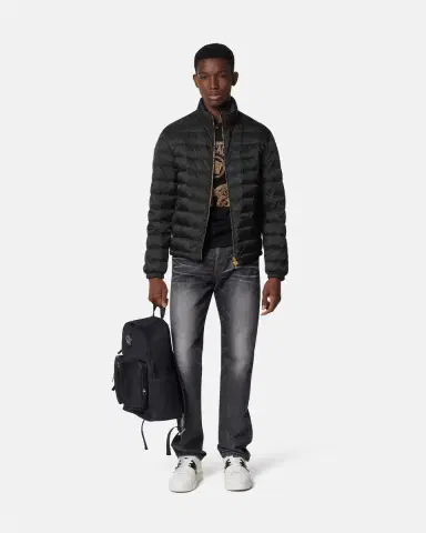Versace Jacquard Padded Jacket | Thumbnail 2 Versace Jacquard Padded Jacket | Thumbnail 2