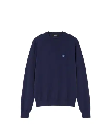 Versace Wool-Blend Knit Sweater | Thumbnail 1 Versace Wool-Blend Knit Sweater | Thumbnail 1