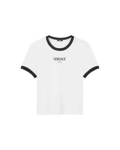 Versace Stretch Viscose-Jersey T-Shirt | Thumbnail 1 Versace Stretch Viscose-Jersey T-Shirt | Thumbnail 1