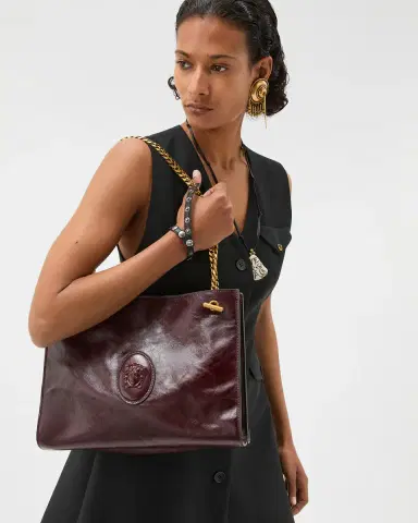 Versace Cabine Leather Shoulder Bag | Thumbnail 2 Versace Cabine Leather Shoulder Bag | Thumbnail 2