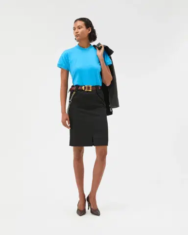 Versace Wool Pencil Skirt | Thumbnail 2 Versace Wool Pencil Skirt | Thumbnail 2