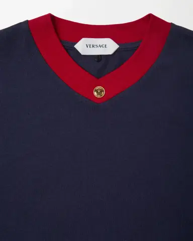 Versace Stretch Cotton-Jersey T-Shirt | Thumbnail 2 Versace Stretch Cotton-Jersey T-Shirt | Thumbnail 2