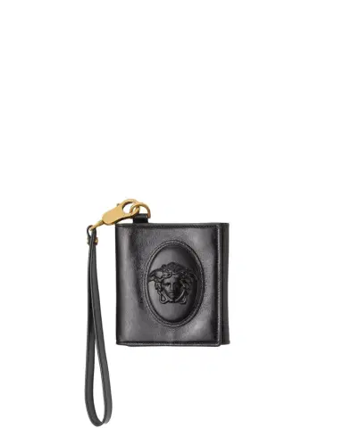 Versace Roomy Leather Wallet | Thumbnail 1 Versace Roomy Leather Wallet | Thumbnail 1