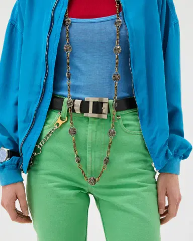 Versace Leather Belt 3 cm | Thumbnail 2 Versace Leather Belt 3 cm | Thumbnail 2