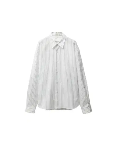 Versace Striped Cotton-Poplin Loose Shirt | Thumbnail 1 Versace Striped Cotton-Poplin Loose Shirt | Thumbnail 1