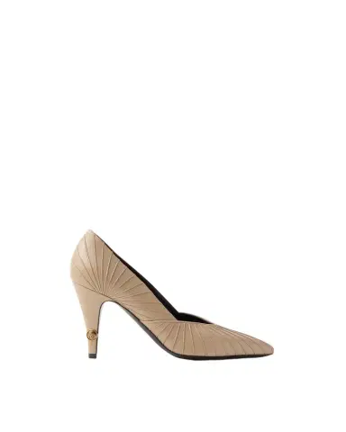Versace Gianni Leather Pumps 90 mm | Thumbnail 1 Versace Gianni Leather Pumps 90 mm | Thumbnail 1