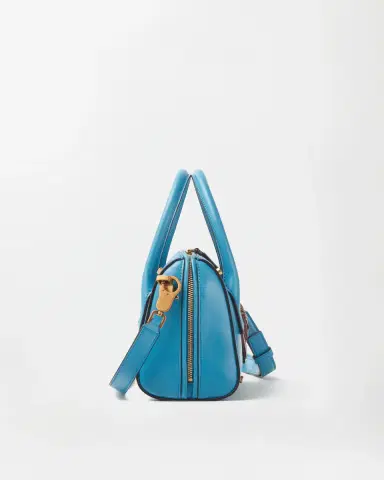 Versace Roomy Small Leather Boston Bag | Thumbnail 2 Versace Roomy Small Leather Boston Bag | Thumbnail 2