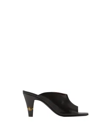 Versace Giulietta Leather Mules 80 mm | Thumbnail 1 Versace Giulietta Leather Mules 80 mm | Thumbnail 1