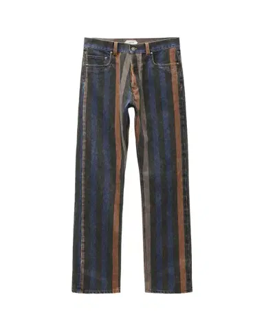 Versace Striped Straight Jeans | Thumbnail 1 Versace Striped Straight Jeans | Thumbnail 1