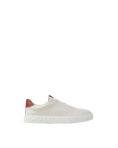 Versace Greca Leather Sneakers | Thumbnail 1 Versace Greca Leather Sneakers | Thumbnail 1