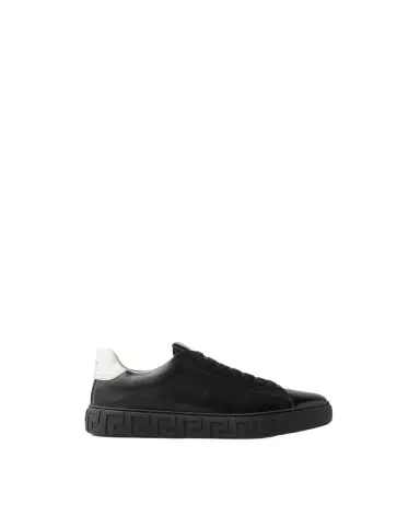 Versace Greca Leather Sneakers | Thumbnail 1 Versace Greca Leather Sneakers | Thumbnail 1