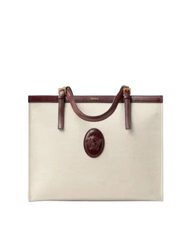 Versace Rivière Large Canvas Tote | Thumbnail 1 Versace Rivière Large Canvas Tote | Thumbnail 1
