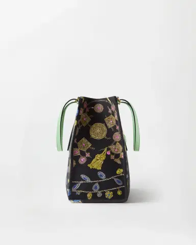 Versace Rivière Printed Large Canvas Tote | Thumbnail 2 Versace Rivière Printed Large Canvas Tote | Thumbnail 2
