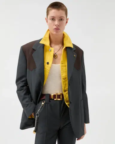 Versace Wool-Mohair Blazer | Thumbnail 2 Versace Wool-Mohair Blazer | Thumbnail 2